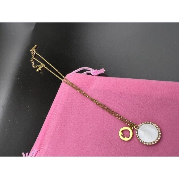 Kate Spade Hole Punch and MOP Necklace - Picture 2 of 10